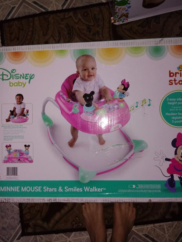 minnie mouse stars and smiles walker