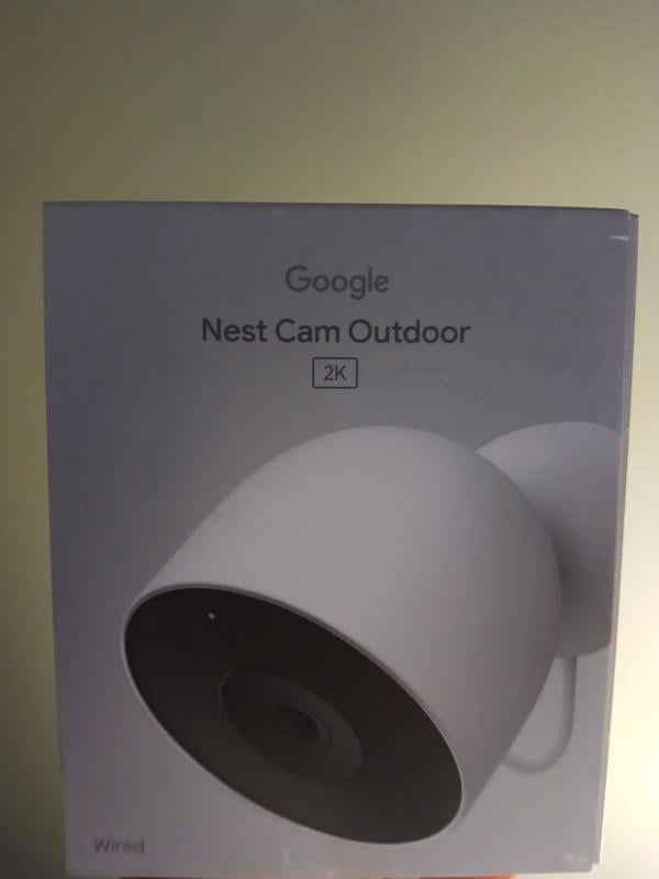 Google Nest Cam Outdoor Security Camera 2nd Gen with 2K Video and