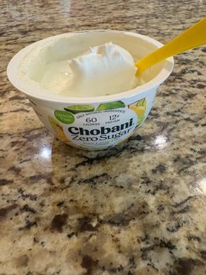 Chobani Zero Sugar Non-Fat Greek Yogurt Key Lime Pie 5.3 oz Cup