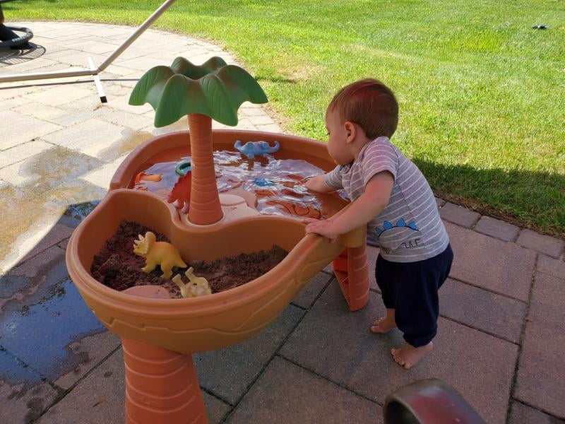 dino sand table