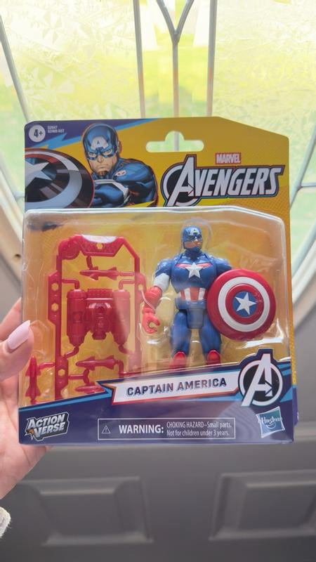 Captain America Ice Mission Hasbro Bend and Flex Actiefiguur - Marvel