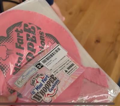 ArtCreativity 8 in. Whoopee Cushion Set of 6, Fart Noise Toy for