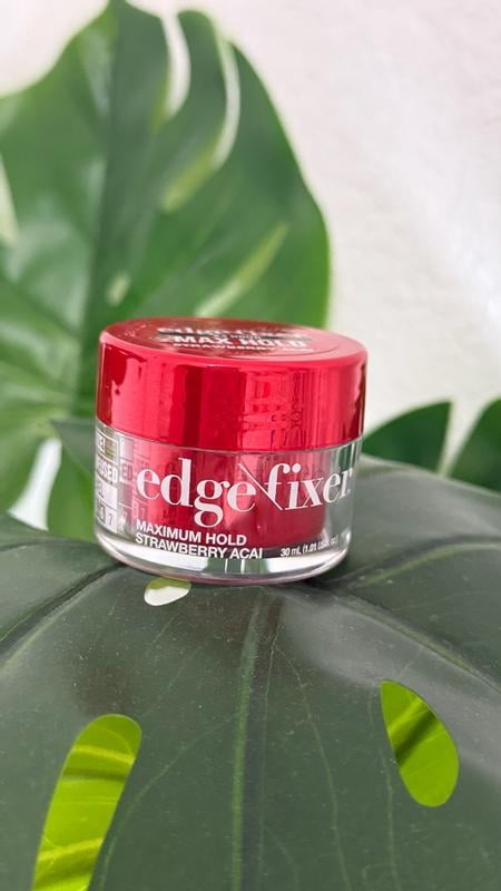 KISS Colors & Care Edge Fixer Gel, Max Hold, Very Cherry, 3.38 fl