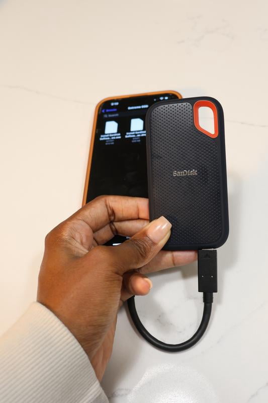 SanDisk, External Solid State Drive, 500GB Extreme Portable SSD