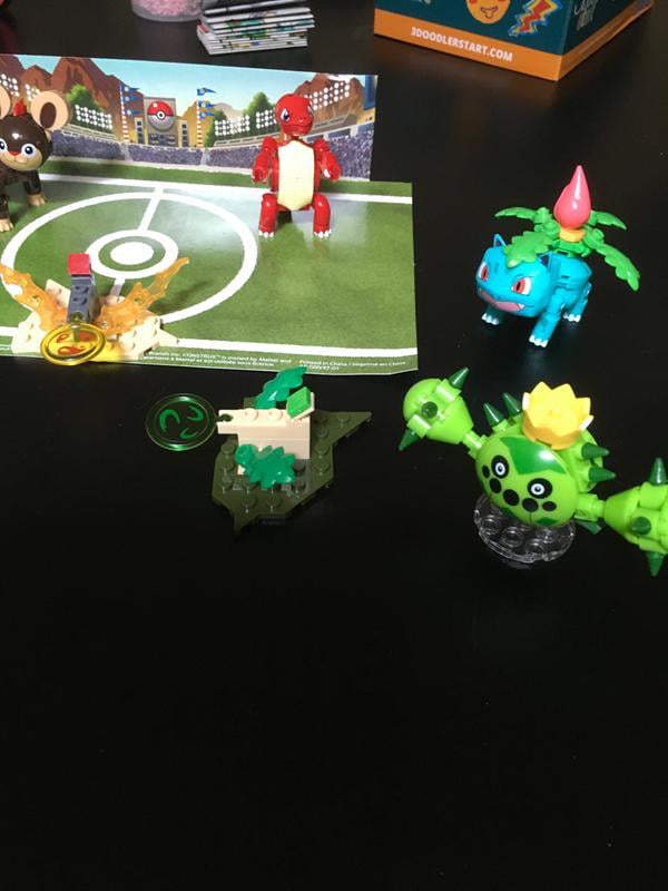 Mega Construx Pokemon Trainer Team Challenge Figure Building Set