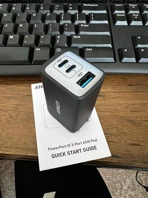 Anker USB C Charger, Anker 735 Charger GaNPrime 65W, PPS 3-Port Anker USB C Charger, Anker 735 Charger GaNPrime 65W, PPS 3-Port