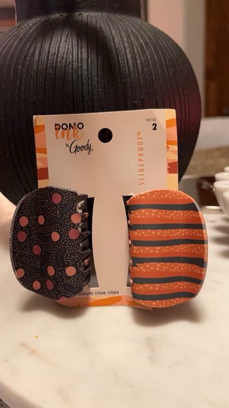 Goody Tru X Domo Ink Collab Slideproof?? Xl Claw Clip 1 Count