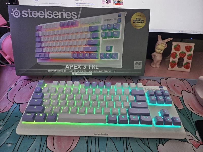 SteelSeries Apex 3 TKL Amethyst - Walmart.com
