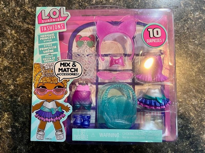 LOL Surprise Fashion Packs Mermaid Princess Style - 6...