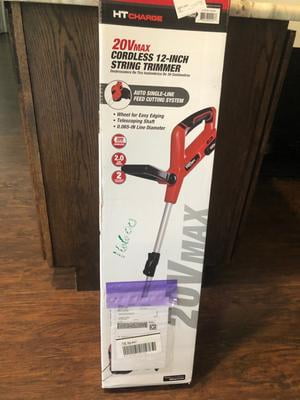 hyper tough cordless 12 inch string trimmer