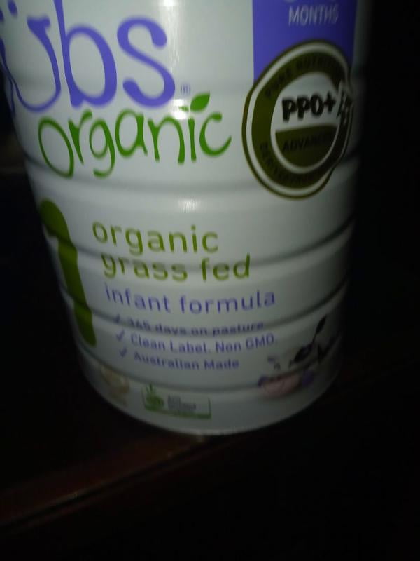 Bubs Organic® Grass Fed Infant Formula Stage 1, 800g (0-6