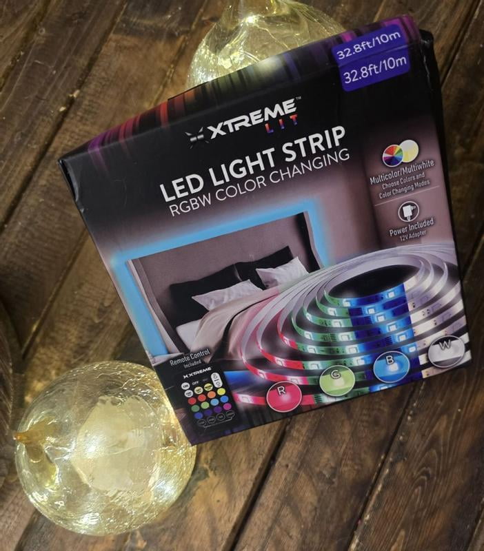【サイズ:純色マット系_色:ライトバイオレット】eXtremeRate Swit Xtreme Lit 50ft LED Color Changing Multi-Color Light Strip
