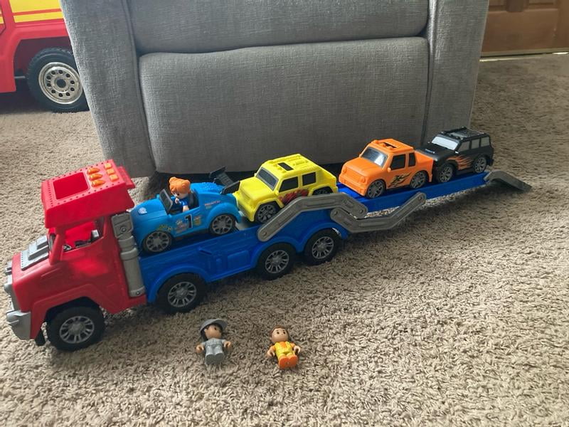 Customer reviews for Kid Connection Jumbo Ramp Hauler Play Set, 16