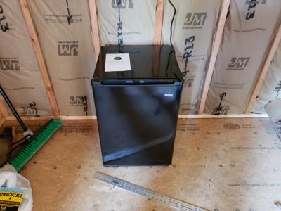 Haier 1.7 Cu Ft Single Door Compact Refrigerator QHE02GGMBB, Black