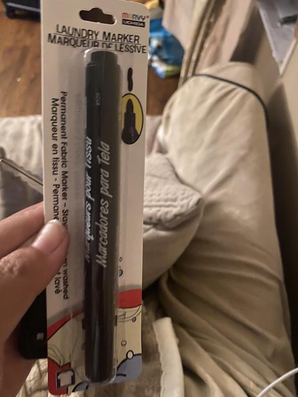 Marvy Uchida Black Fabric Markers 4Piece Set with Fine Broad