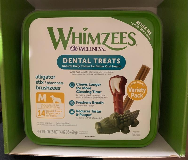 WHIMZEES By Wellness Variety Tub Natural Grain Free Dental