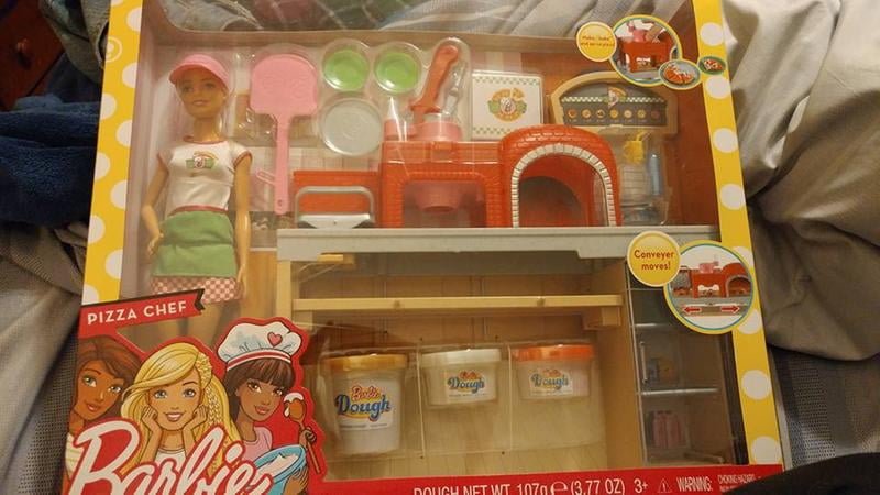 Barbie Pizza Chef Doll And Playset