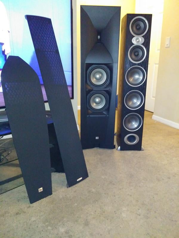 Jbl Studio 590 Home Audio Dual 8 Inch Floorstanding Speaker Manufacturer Refurbished Walmart Com Walmart Com