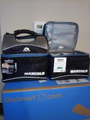Igloo MaxCold Gripper 16-Qt Lunch Box, Black 