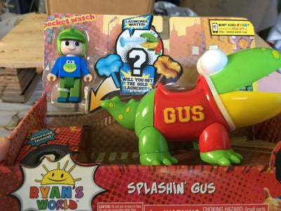 Details about   NEW Ryan's World SPLASHIN' GUS Vehicle & Action FIGURE Surprise Mystery Toy 
