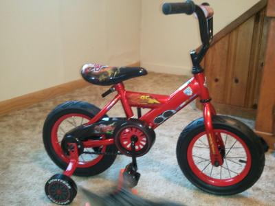 Disney Pixar Cars Lightning McQueen 12 EZ Build Bike by Huffy Walmart
