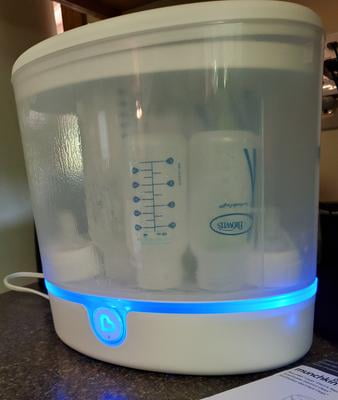 Munchkin Clean Electric Baby Bottle Sterilizer Includes Heat