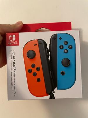 Nintendo Switch Joy-Con Pair (L-R), Neon Purple and Neon