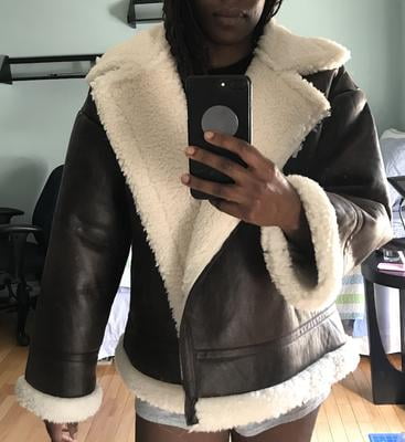 Scoop Women's & Women's Plus Faux Leather Moto Jacket with Faux