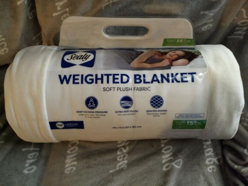Sealy Weighted Bed Blanket Grey Walmart