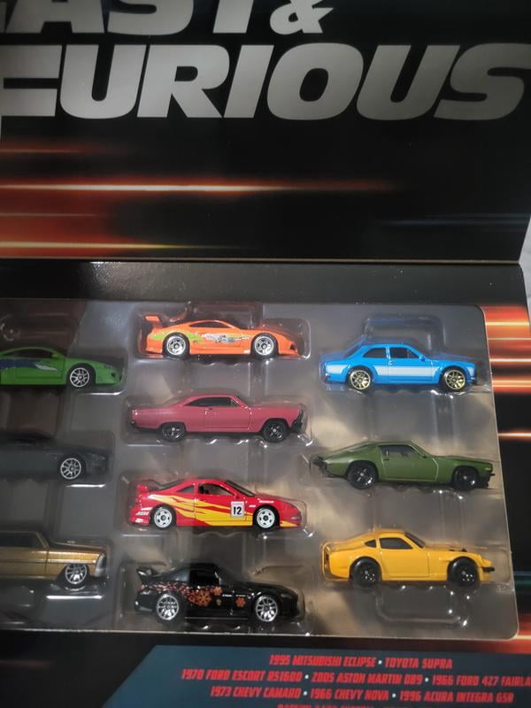 Hot Wheels Fast & Furious-Themed 10-Pack, Set of 10 1:64 Toy Cars