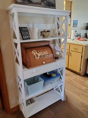 Convenience Concepts Oxford 5 Tier Bookcase Multiple Finishes Walmart Com Walmart Com