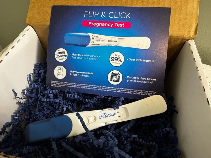 Customer reviews for Clearblue Flip and Click Pregnancy Test, 2