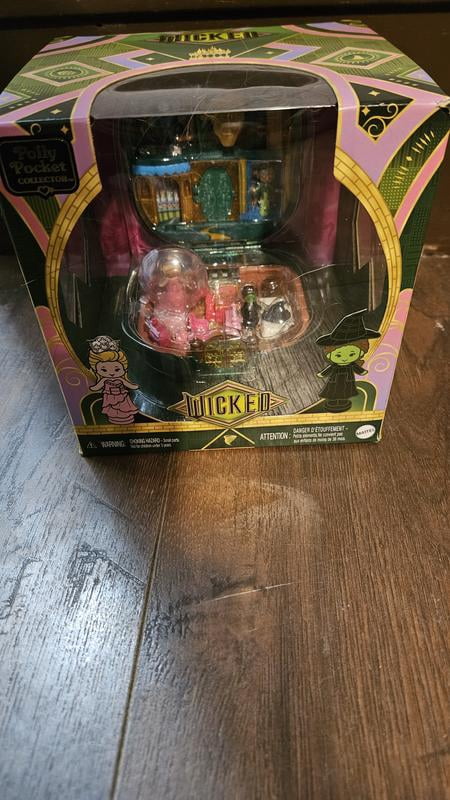 Polly Pocket Coffret Wicked Collector avec Mini-Figurines, 2 Accessoires thématiques, lieux emblématiques (Shiz et Oz), Glinda, Elphaba et Le Magicien, JFV04 | Votre wishlist sur Polly Pocket Coffret Wicked Collector avec Mini-Figurines, 2 Accessoires thématiques, lieux emblématiques (Shiz et Oz), Glinda, Elphaba et Le Magicien, JFV04 | Votre wishlist sur