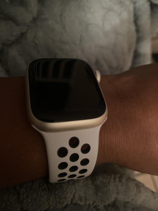 Apple Watch Nike Series 7 GPS+Cellular, 41mm Starlight Aluminum