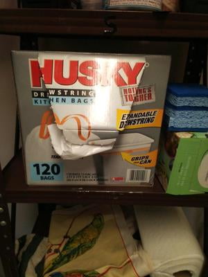 Husky Tall Kitchen Trash Bags - 13 Gallon, 144 Bags, Expandable