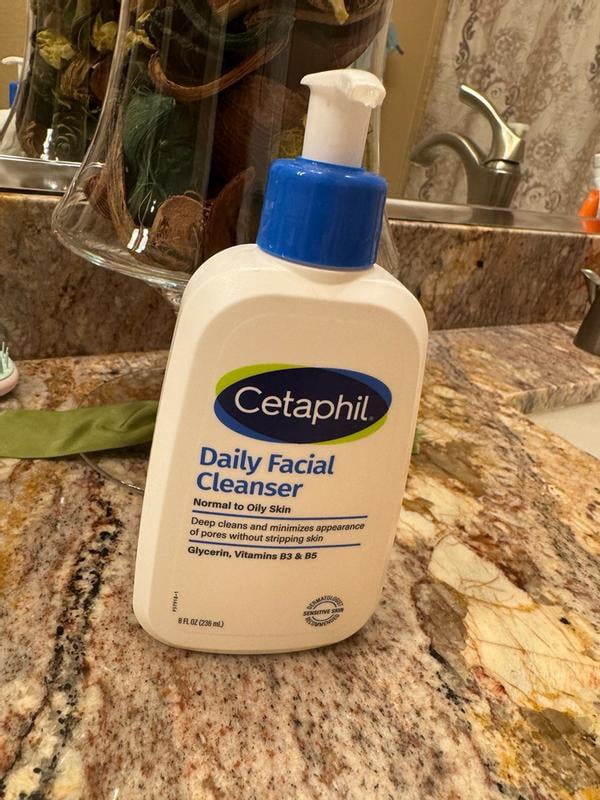 Cetaphil, Daily Facial Cleanser, 8 Oz, for Normal to Oily Skin