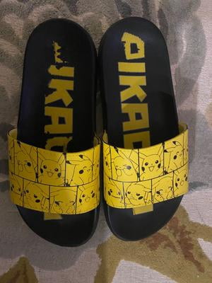 Pokemon Mens Pikachu Soccer Slide Sandal, Sizes 7-13  display picture 2