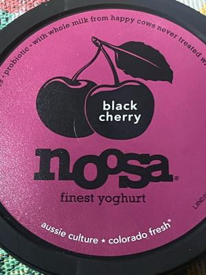 Noosa Yoghurt, Whole Milk Yogurt, Velvety Smooth & Creamy, Black