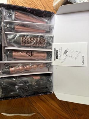 Customer reviews for KIPOZI Professional Curling Wand Set, 5-in-1