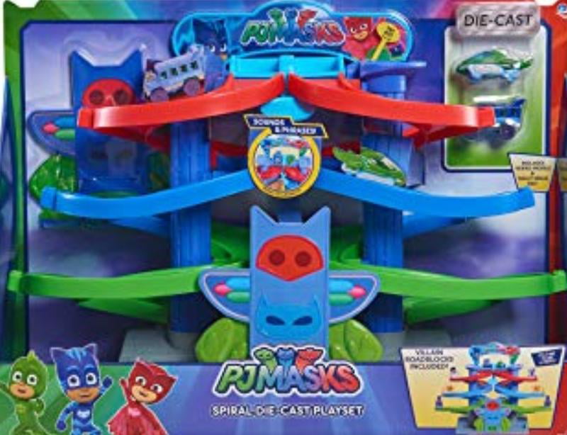 PJ Spiral Die Cast Playset, Kids Toys for Ages Up, and Presents - Walmart.com