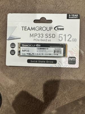 Team Group MP33 M.2 2280 512GB PCIe 3.0 x4 with NVMe 1.3 3D NAND