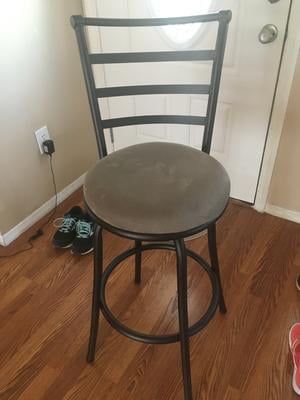 mainstays adjustable height barstool