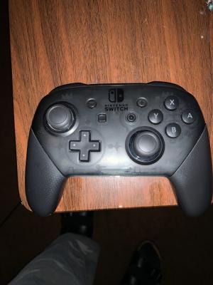 Nintendo Switch Pro Controller Black Walmart Com Walmart Com