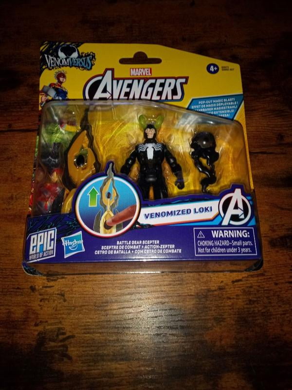 Avengers Marvel VenomVersus Epic World of Action Venomized Figura de Loki con