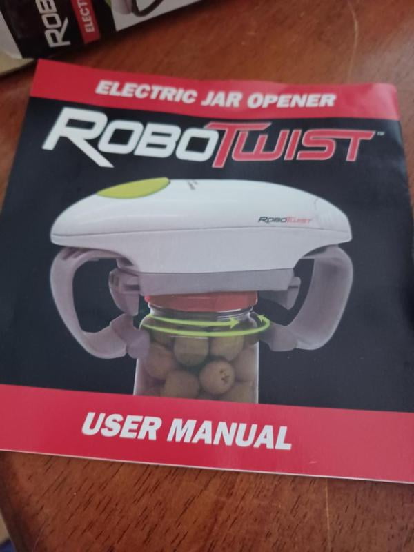Robotwist Jar Opener, Automatic Jar Opener, Deluxe Model With Improved Torque Robo Twist Kitchen Gadgets For Home Electric Handsfree Easy Jar Opener – Works On All Jar Sizes I.827824987