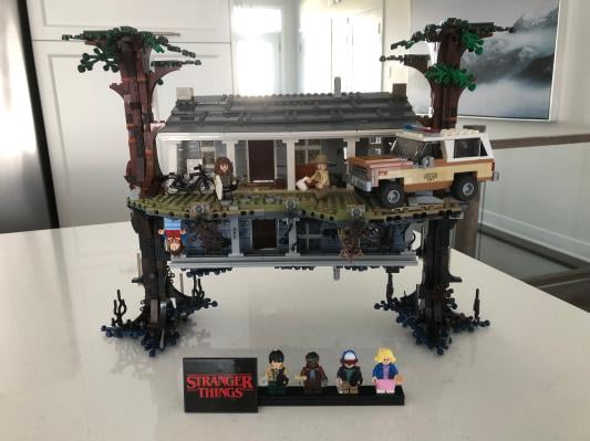 stranger things lego set walmart
