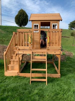 Scenic heights wooden best sale playhouse