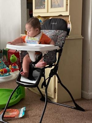 cosco simple fold high chair walmart