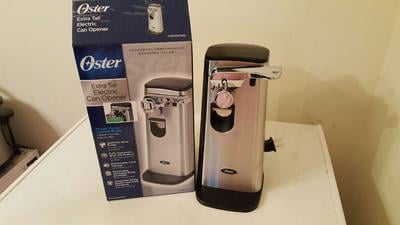  Oster FPSTCN1300 Electric Can Opener, Stainless Steel : Home &  Kitchen