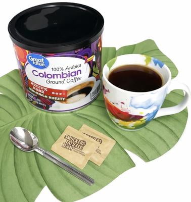 Great Value Colombian Medium Dark Roast Ground Coffee 22.6 oz